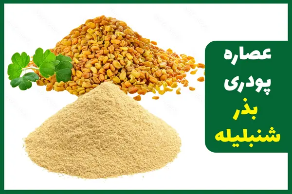 عصاره بذرشنبلیله پودری